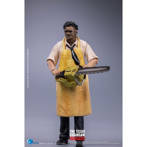 ハイヤトイズ エクスクイジットミニシリーズ 悪魔のいけにえ (1974) レザーフェイス スタンダード マスク 1/18 アクションフィギュア 未開封 入荷写真