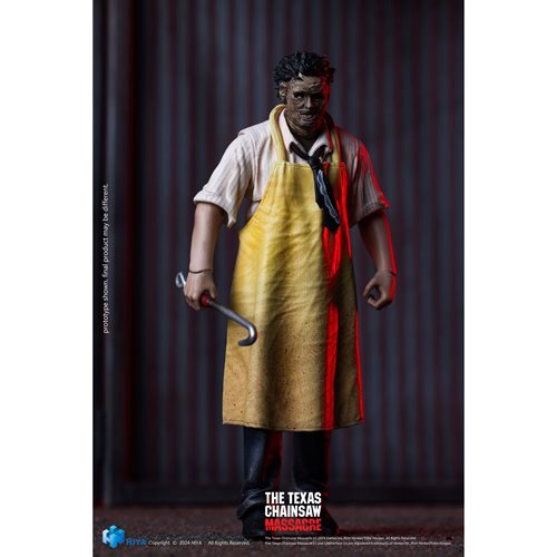 ハイヤトイズ エクスクイジットミニシリーズ 悪魔のいけにえ (1974) レザーフェイス スタンダード マスク 1/18 アクションフィギュア 未開封 入荷写真