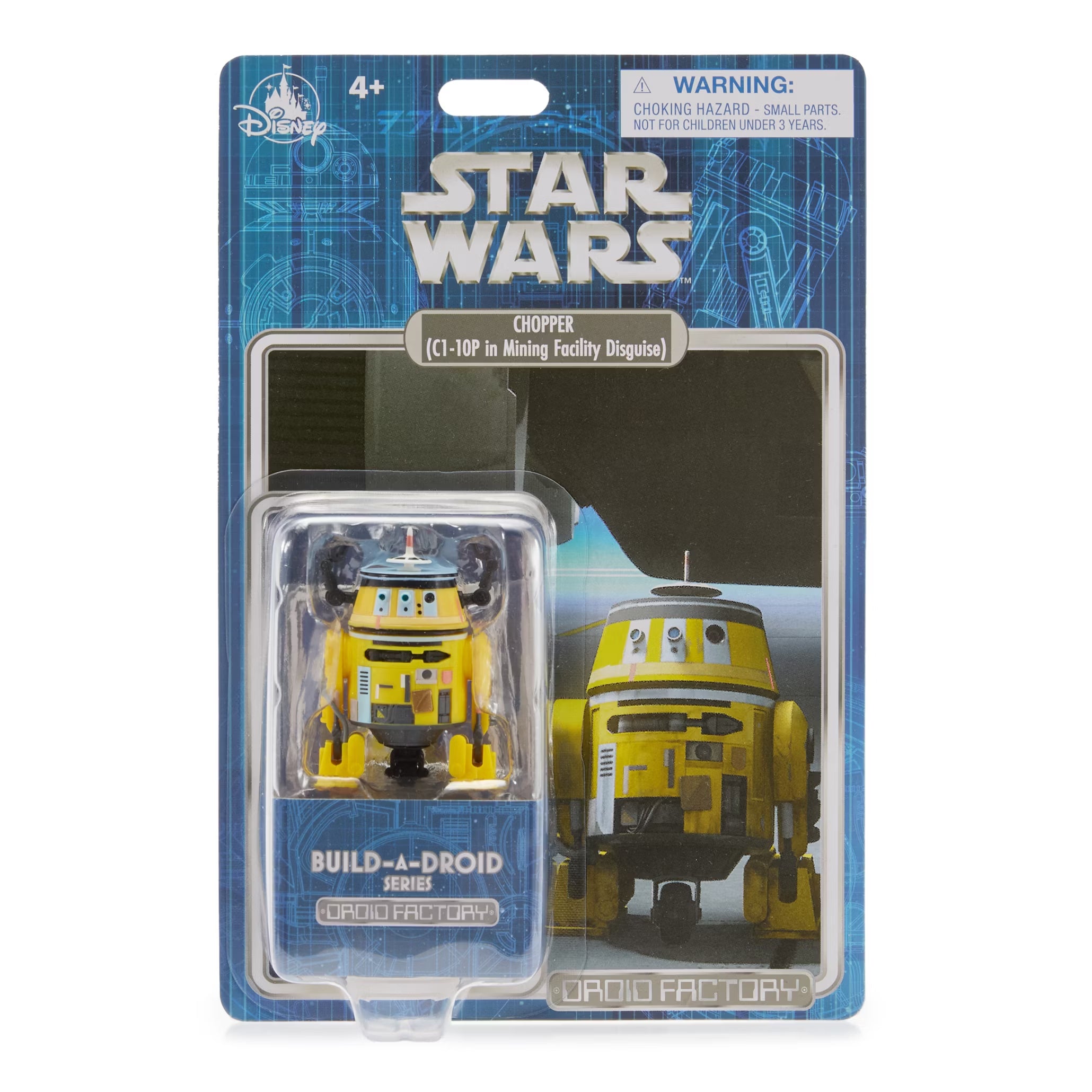 ※台紙に大きなシワ：スター・ウォーズ ディズニーテーマパーク限定 C1-10P マイニング・ファシリティー・ディスガイズ チョッパー ドロイドファクトリー