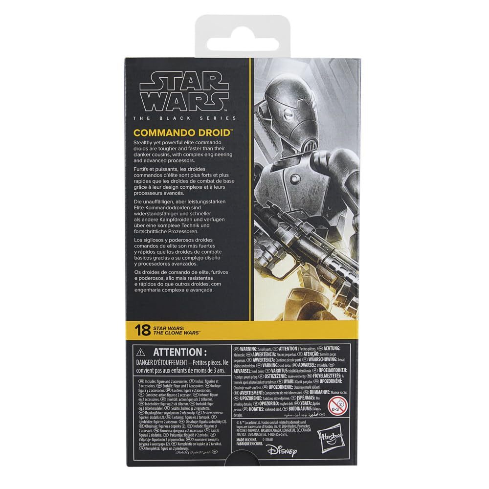 スター・ウォーズ ブラックシリーズ #CW18 コマンダー・ドロイド [クローン・ウォーズ] 6インチ アクションフィギュア 未開封 入荷写真