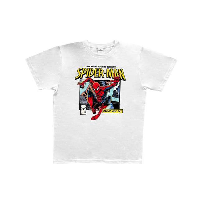 インロック マーベル スパイダーマン : ブランド・ニュー・デイ Tシャツ (白) 入荷写真