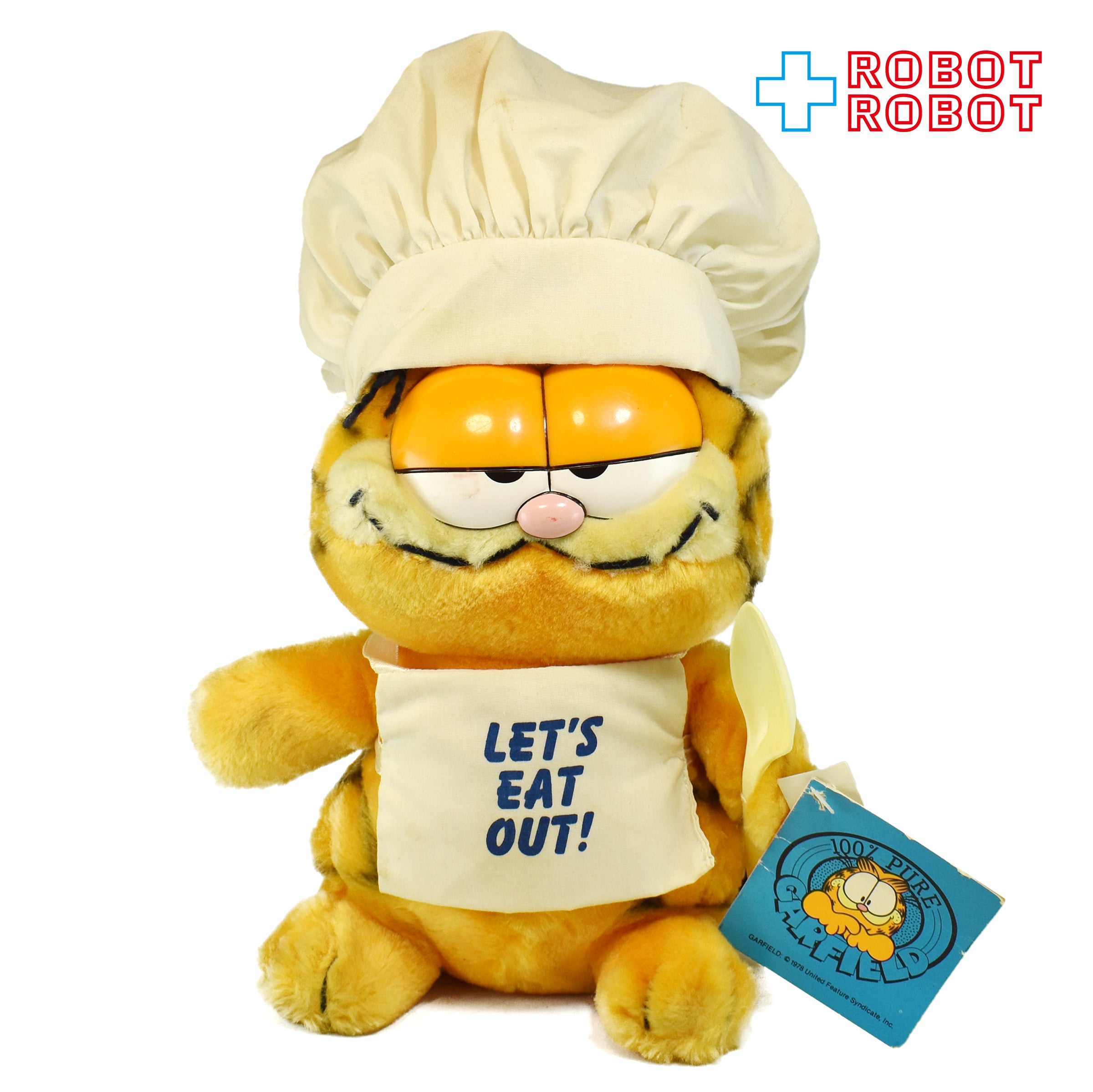 Dakin ガーフィールド シェフ LET'S EAT OUT！ ぬいぐるみ人形 紙タグ付き 入荷写真