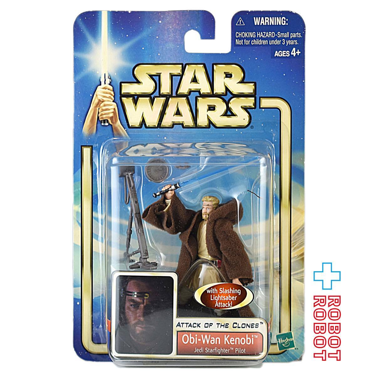※ブリスター黄色：スター・ウォーズ SAGA2002 #36 オビ＝ワン・ケノービ [AOTC] 3.75インチ アクションフィギュア US版 未開封