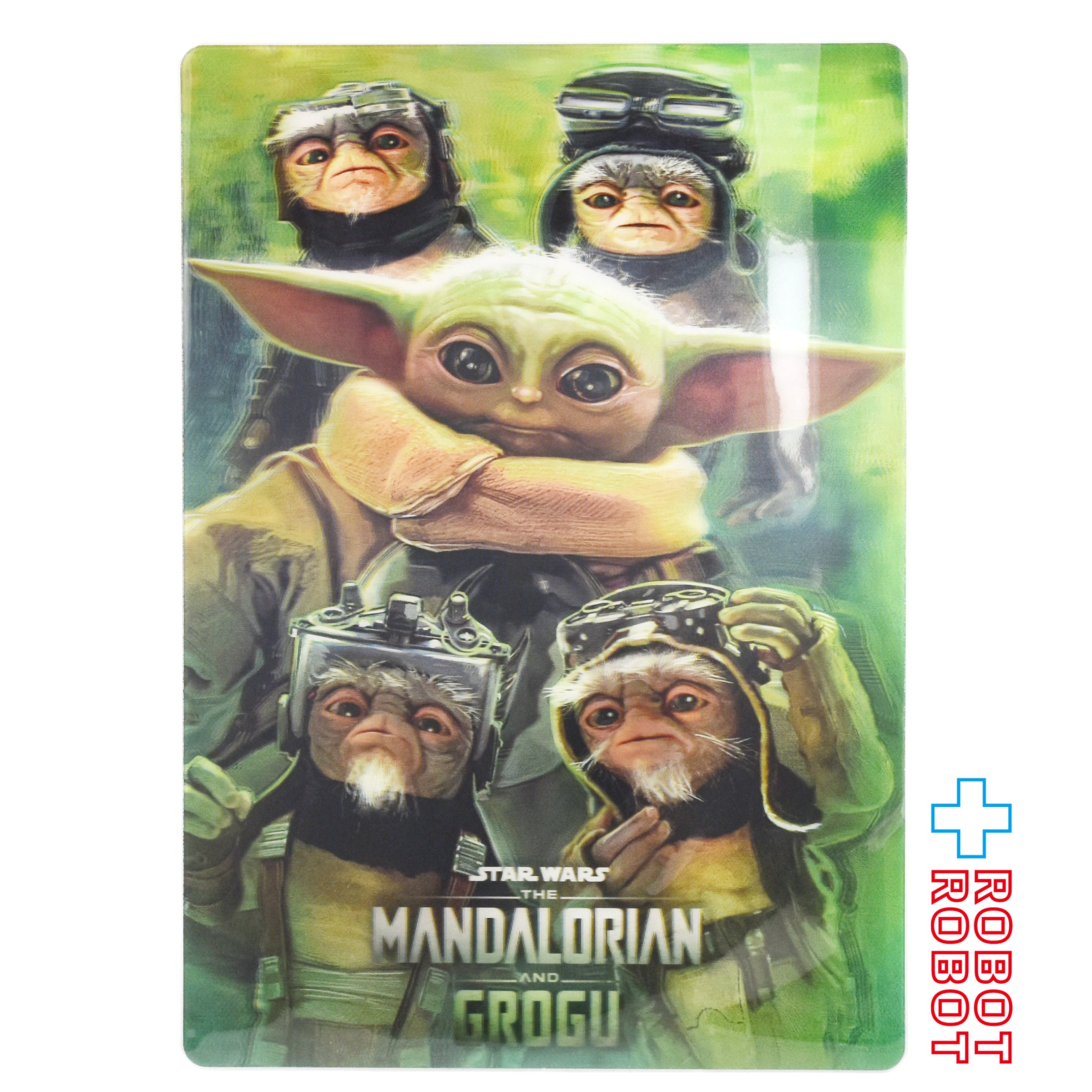 インロック スター・ウォーズ マンダロリアン・アンド・グローグー 3D下敷き 未開封