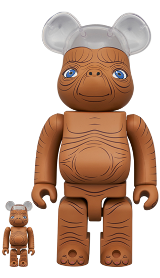 メディコム BE@RBRICK ベアブリック 100％ & 400% E.T. 未開封 ４号店商品