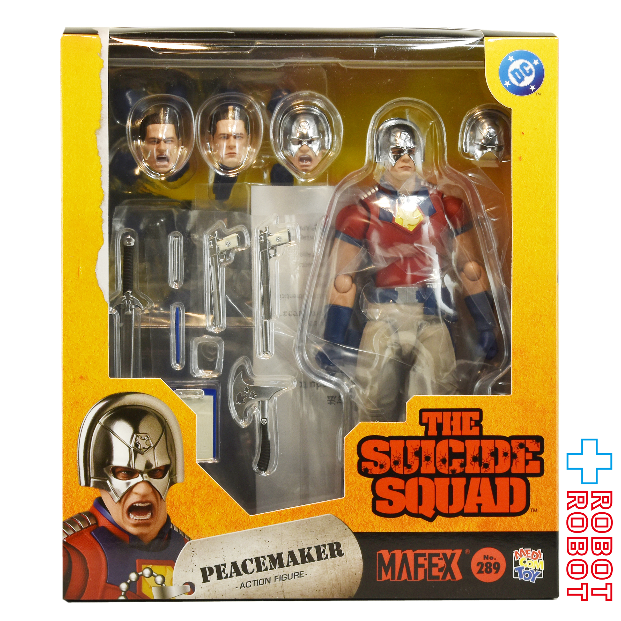 メディコム・トイ MAFEX マフェックス No.289 ザ・スーサイド・スクワッド “極”悪党、集結 ピースメイカー アクションフィギュア 未開封 入荷写真