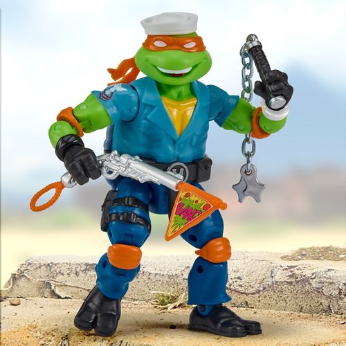 プレイメイツ ティーンエイジ・ミュータント・ニンジャ・タートルズ TMNT x G.I.ジョー ミケランジェロ as シップレック アクションフィギュア 未開封 入荷写真