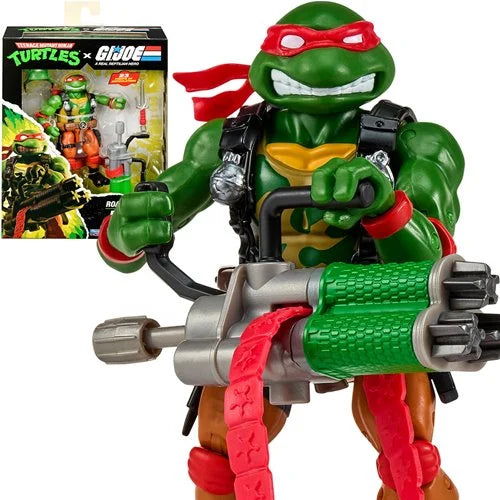プレイメイツ ティーンエイジ・ミュータント・ニンジャ・タートルズ TMNT x G.I.ジョー ラファエロ as ロードブロック アクションフィギュア 未開封 入荷写真