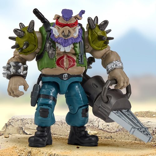 プレイメイツ ティーンエイジ・ミュータント・ニンジャ・タートルズ TMNT x G.I.ジョー ビーバップ as リッパー アクションフィギュア 未開封 入荷写真
