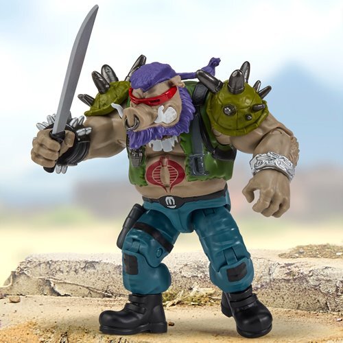 プレイメイツ ティーンエイジ・ミュータント・ニンジャ・タートルズ TMNT x G.I.ジョー ビーバップ as リッパー アクションフィギュア 未開封 入荷写真