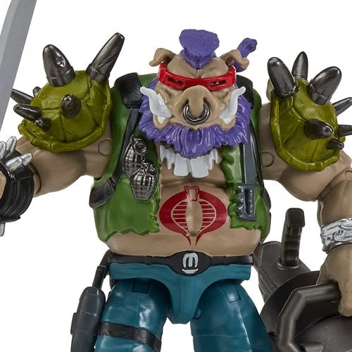 プレイメイツ ティーンエイジ・ミュータント・ニンジャ・タートルズ TMNT x G.I.ジョー ビーバップ as リッパー アクションフィギュア 未開封 入荷写真