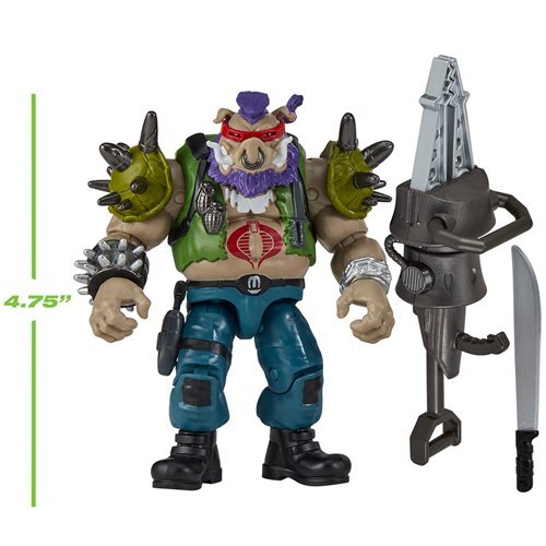 プレイメイツ ティーンエイジ・ミュータント・ニンジャ・タートルズ TMNT x G.I.ジョー ビーバップ as リッパー アクションフィギュア 未開封 入荷写真