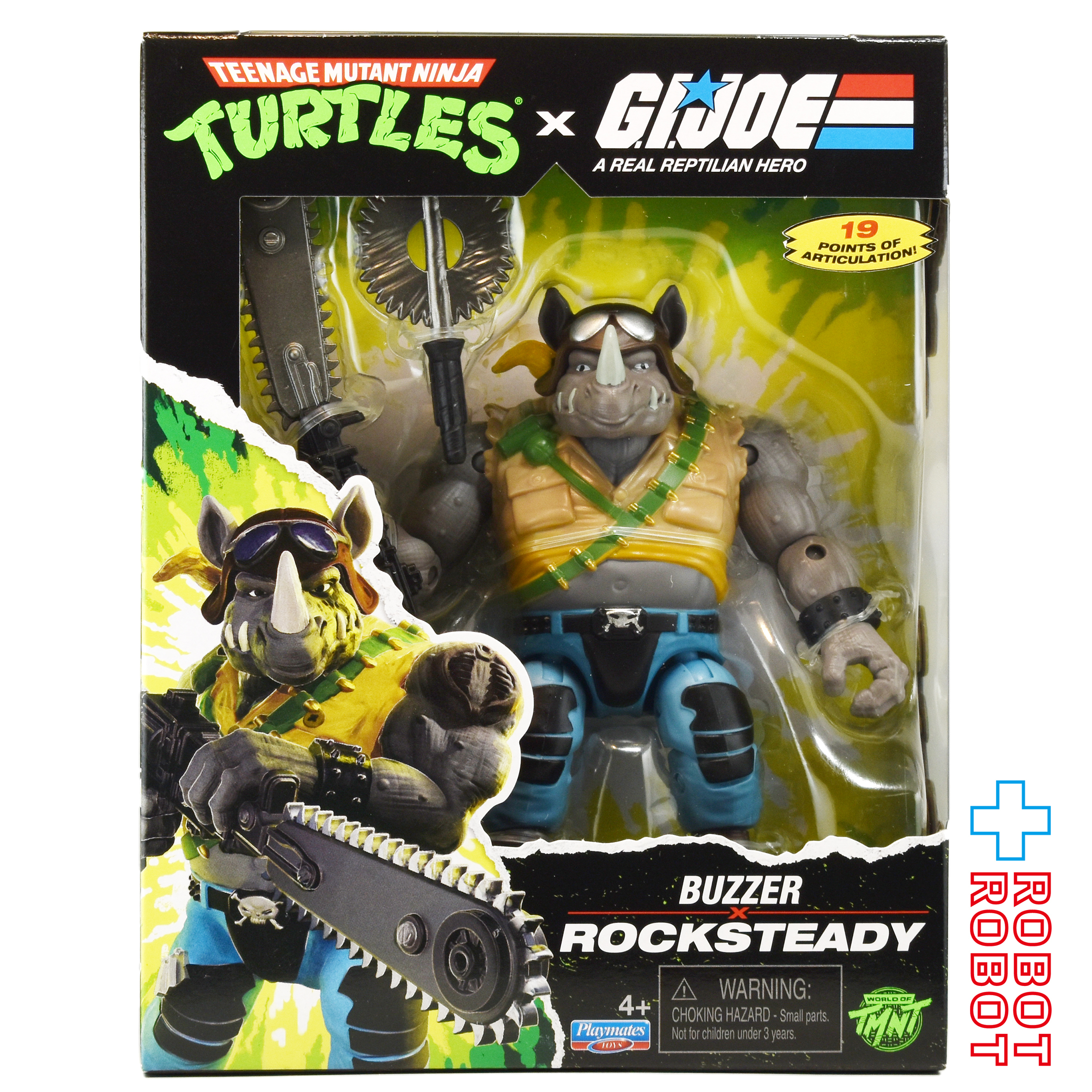 プレイメイツ ティーンエイジ・ミュータント・ニンジャ・タートルズ TMNT x G.I.ジョー ビーバップ as リッパー アクションフィギュア 未開封 入荷写真