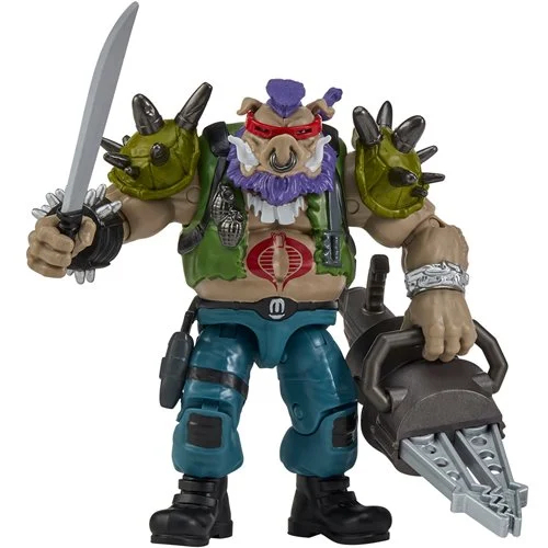 プレイメイツ ティーンエイジ・ミュータント・ニンジャ・タートルズ TMNT x G.I.ジョー ビーバップ as リッパー アクションフィギュア 未開封 入荷写真
