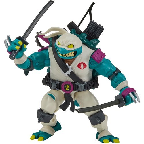 プレイメイツ ティーンエイジ・ミュータント・ニンジャ・タートルズ TMNT x G.I.ジョー スラッシュ as ストームシャドウ アクションフィギュア 未開封 入荷写真