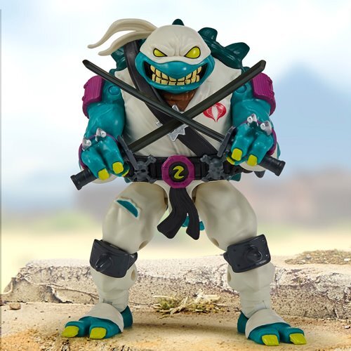 プレイメイツ ティーンエイジ・ミュータント・ニンジャ・タートルズ TMNT x G.I.ジョー スラッシュ as ストームシャドウ アクションフィギュア 未開封 入荷写真
