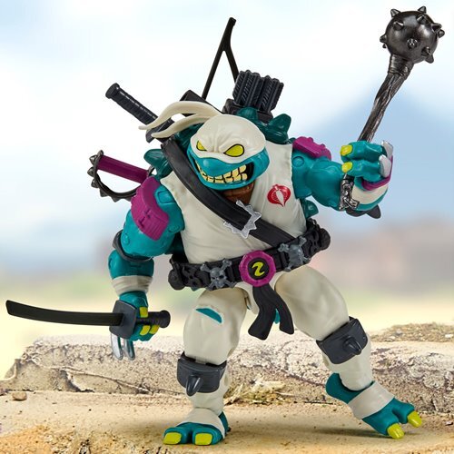 プレイメイツ ティーンエイジ・ミュータント・ニンジャ・タートルズ TMNT x G.I.ジョー スラッシュ as ストームシャドウ アクションフィギュア 未開封 入荷写真