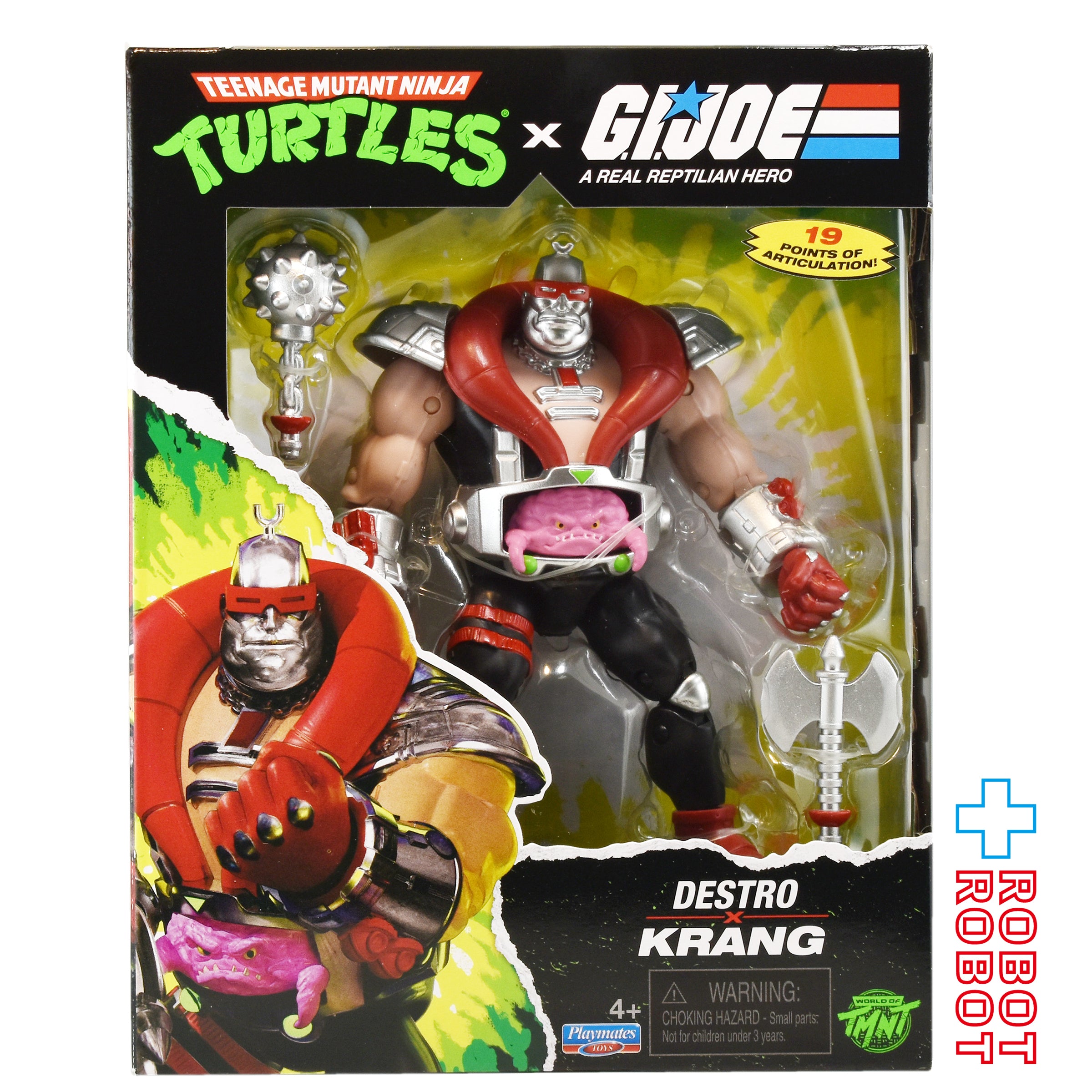 プレイメイツ ティーンエイジ・ミュータント・ニンジャ・タートルズ TMNT x G.I.ジョー クランゲ as デストロ アクションフィギュア 未開封 入荷写真