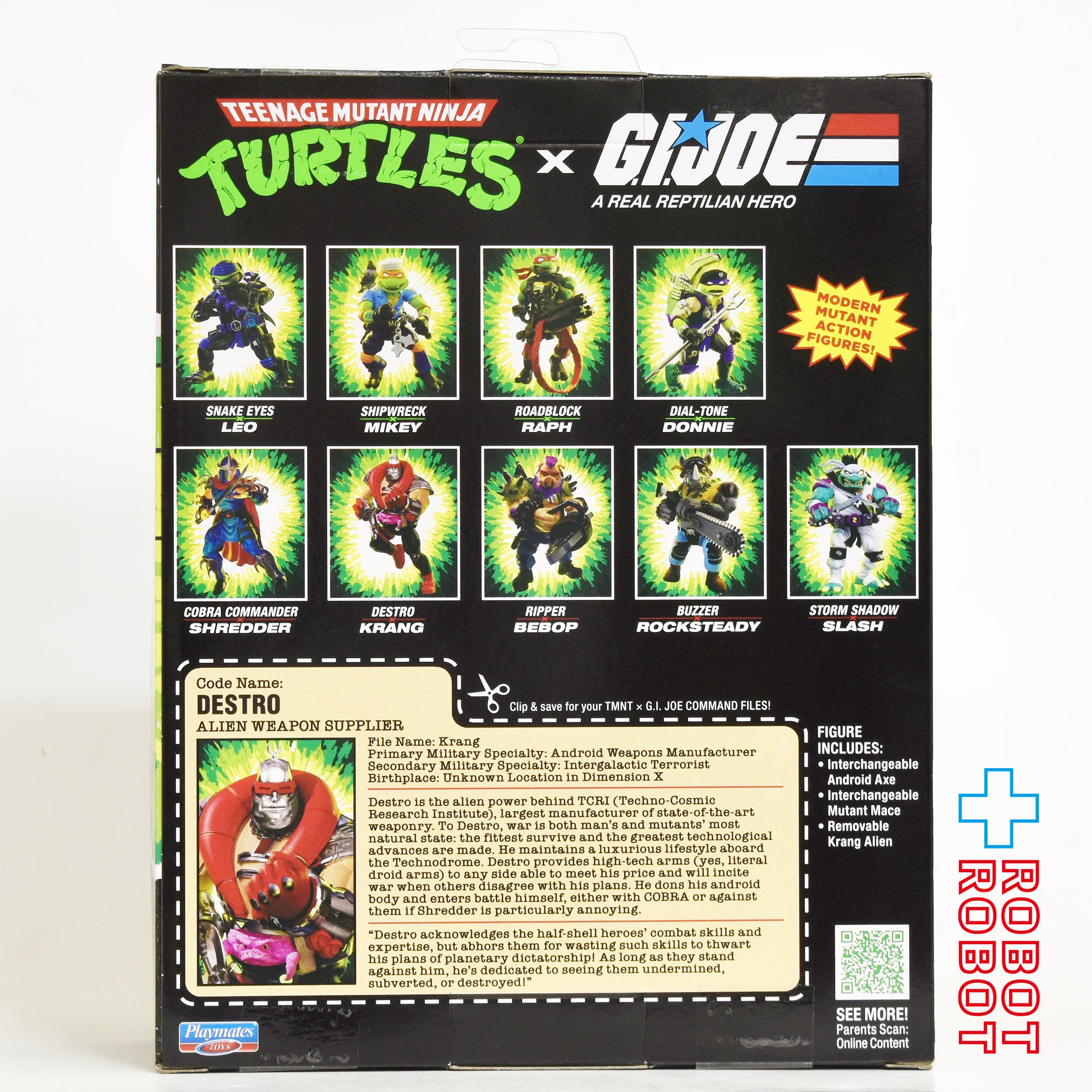 プレイメイツ ティーンエイジ・ミュータント・ニンジャ・タートルズ TMNT x G.I.ジョー クランゲ as デストロ アクションフィギュア 未開封 入荷写真