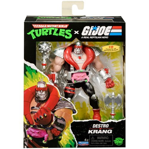 プレイメイツ ティーンエイジ・ミュータント・ニンジャ・タートルズ TMNT x G.I.ジョー クランゲ as デストロ アクションフィギュア 未開封 入荷写真