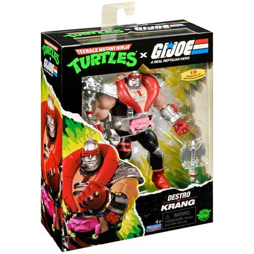 プレイメイツ ティーンエイジ・ミュータント・ニンジャ・タートルズ TMNT x G.I.ジョー クランゲ as デストロ アクションフィギュア 未開封 入荷写真