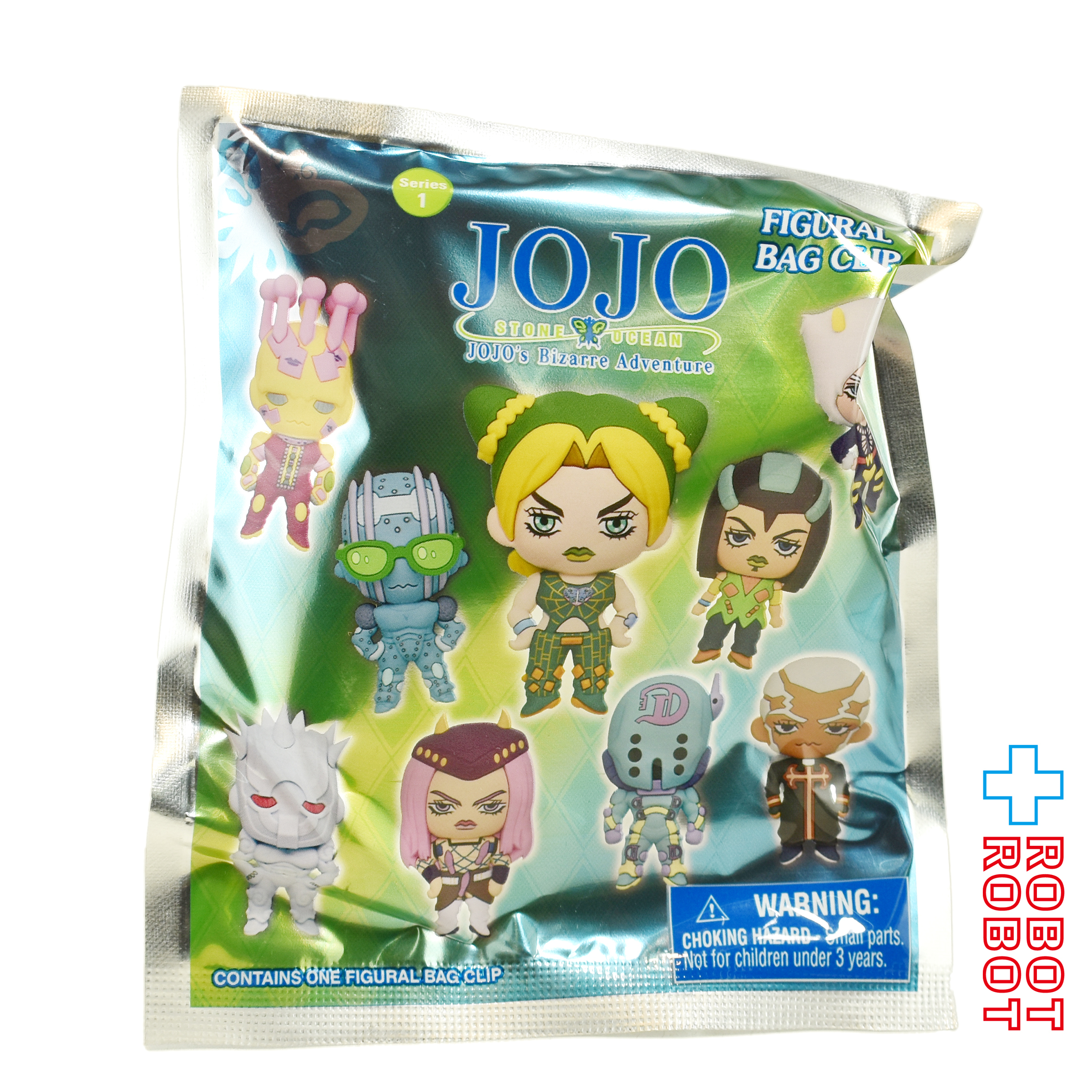 モノグラム フィギュラル バッグ クリップ ジョジョの奇妙な冒険 ストーンオーシャン シリーズ01 1パック 未開封 入荷写真