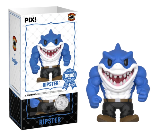 スリルジョイ PIX ピックス ストリート・シャークス リップスター ビニールフィギュア 箱付 入荷写真