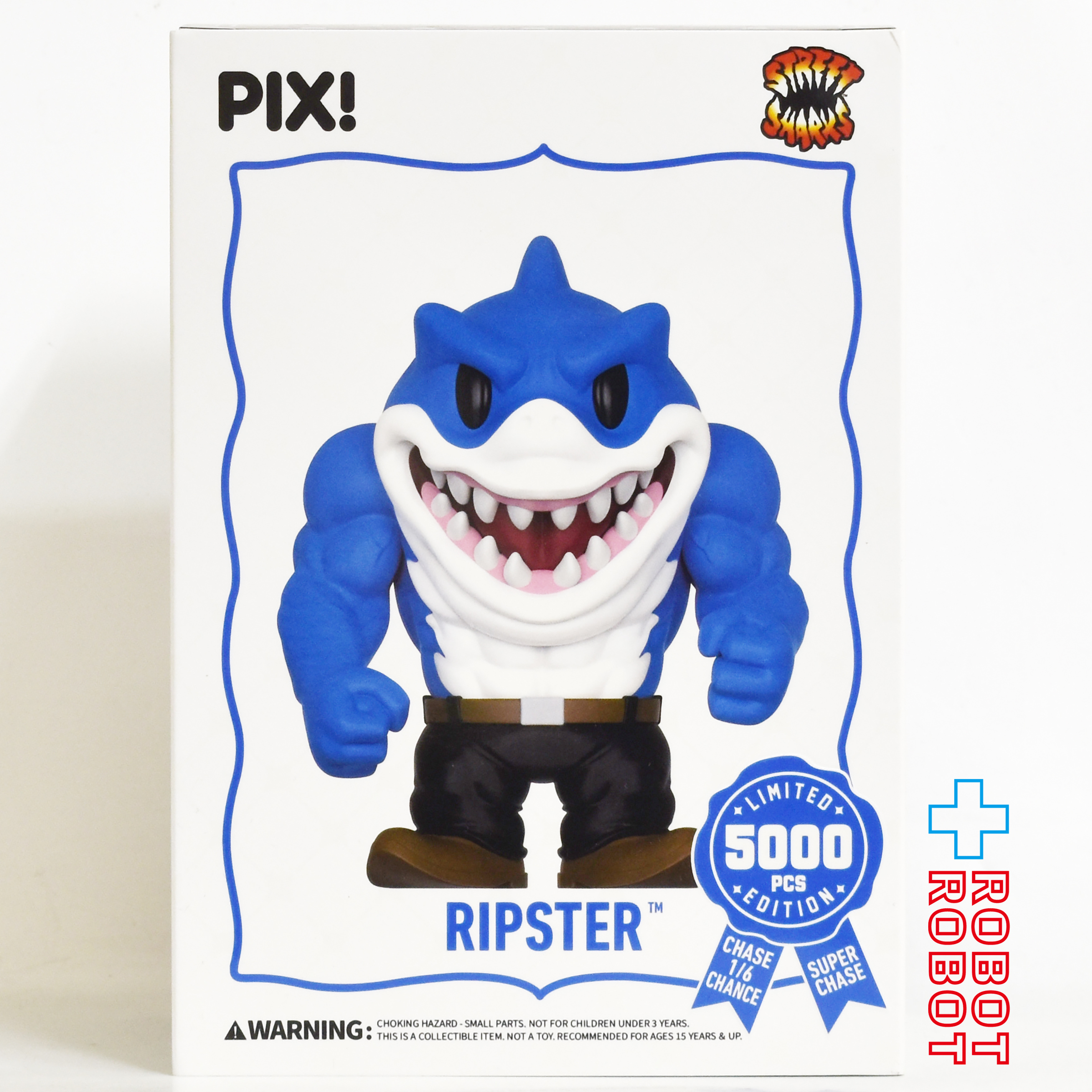 スリルジョイ PIX ピックス ストリート・シャークス リップスター ビニールフィギュア 箱付 入荷写真