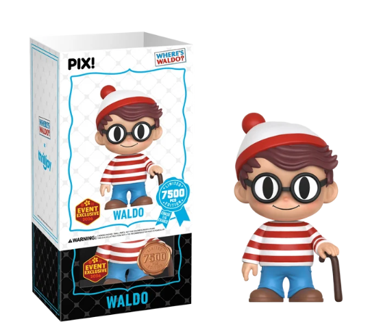 スリルジョイ PIX ピックス ウォーリーを探せ ! ウォーリー ビニールフィギュア 箱付 入荷写真