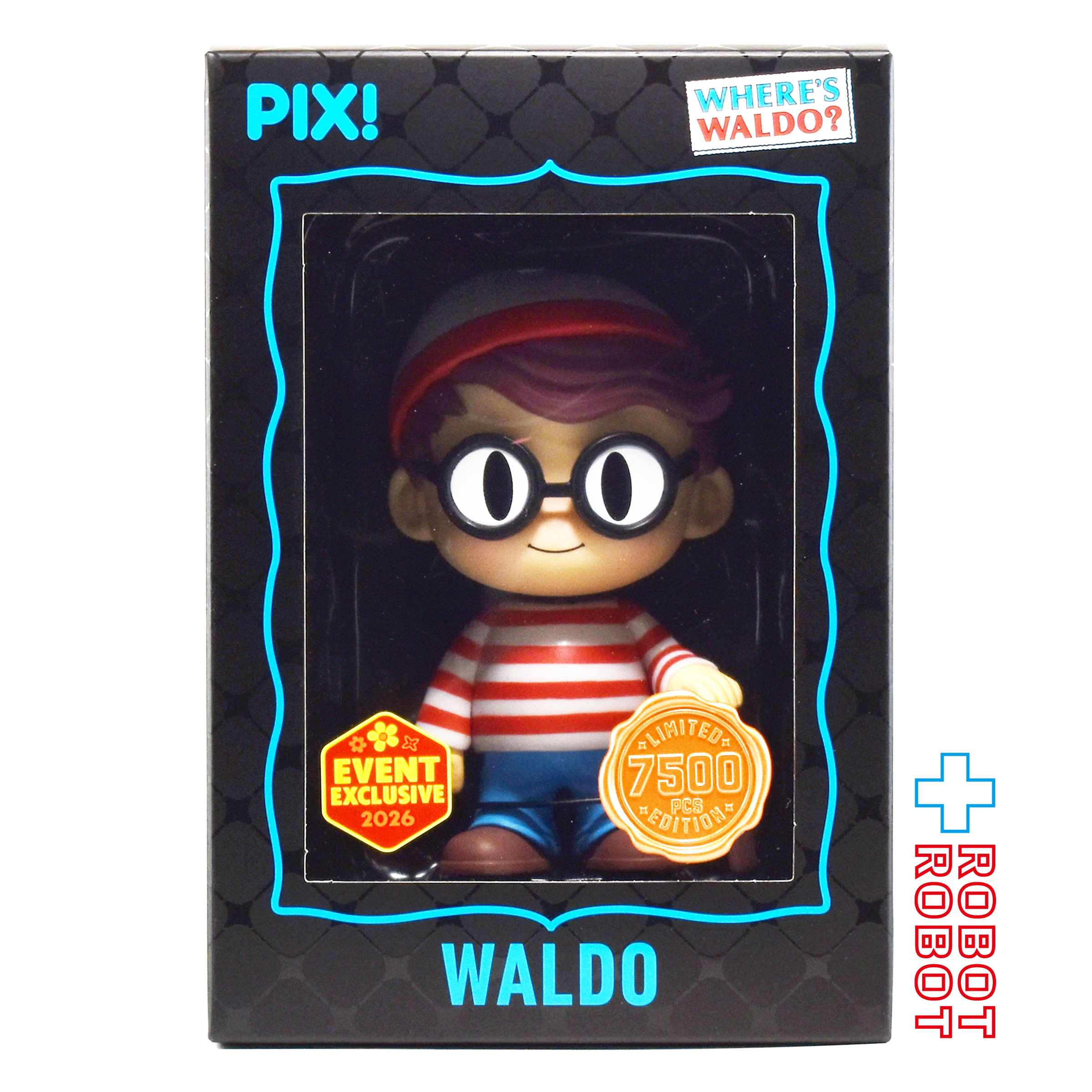 スリルジョイ PIX ピックス ウォーリーを探せ ! ウォーリー ビニールフィギュア 箱付 入荷写真