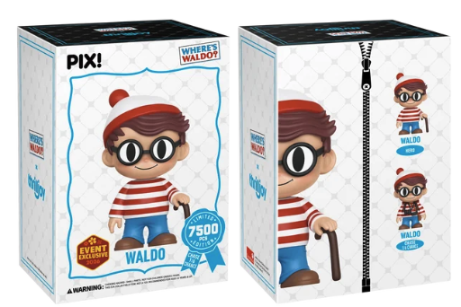スリルジョイ PIX ピックス ウォーリーを探せ ! ウォーリー ビニールフィギュア 箱付 入荷写真