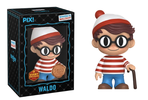 スリルジョイ PIX ピックス ウォーリーを探せ ! ウォーリー ビニールフィギュア 箱付 入荷写真