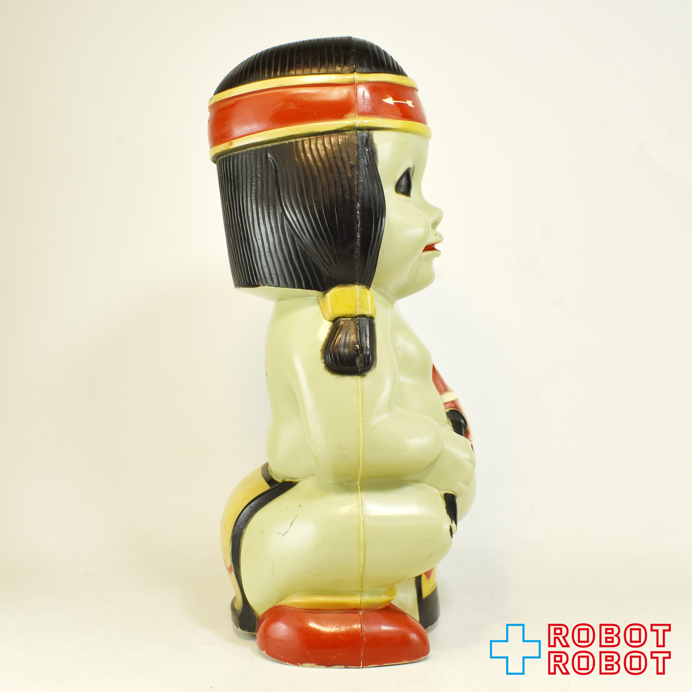 リライアブルトイ社 ネイティブ・アメリカン (インディアン) プラスチック貯金箱 フィギュア 1960 入荷写真