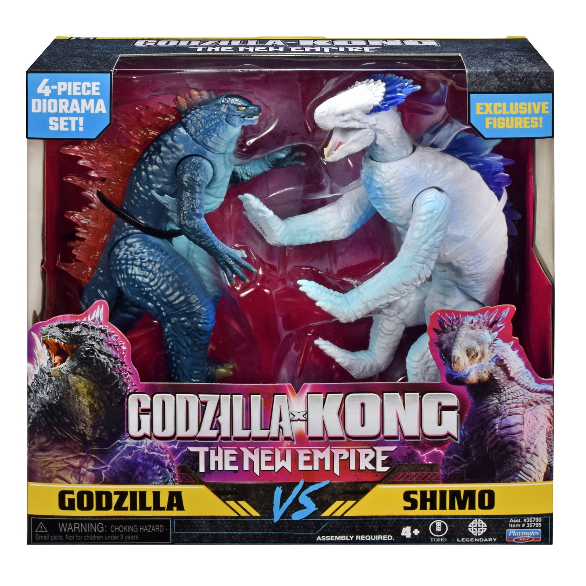 プレイメイツ ゴジラ x コング 新たなる帝国 ゴジラ vs シーモ 6インチ ベーシック アクションフィギュア 未開封 入荷写真