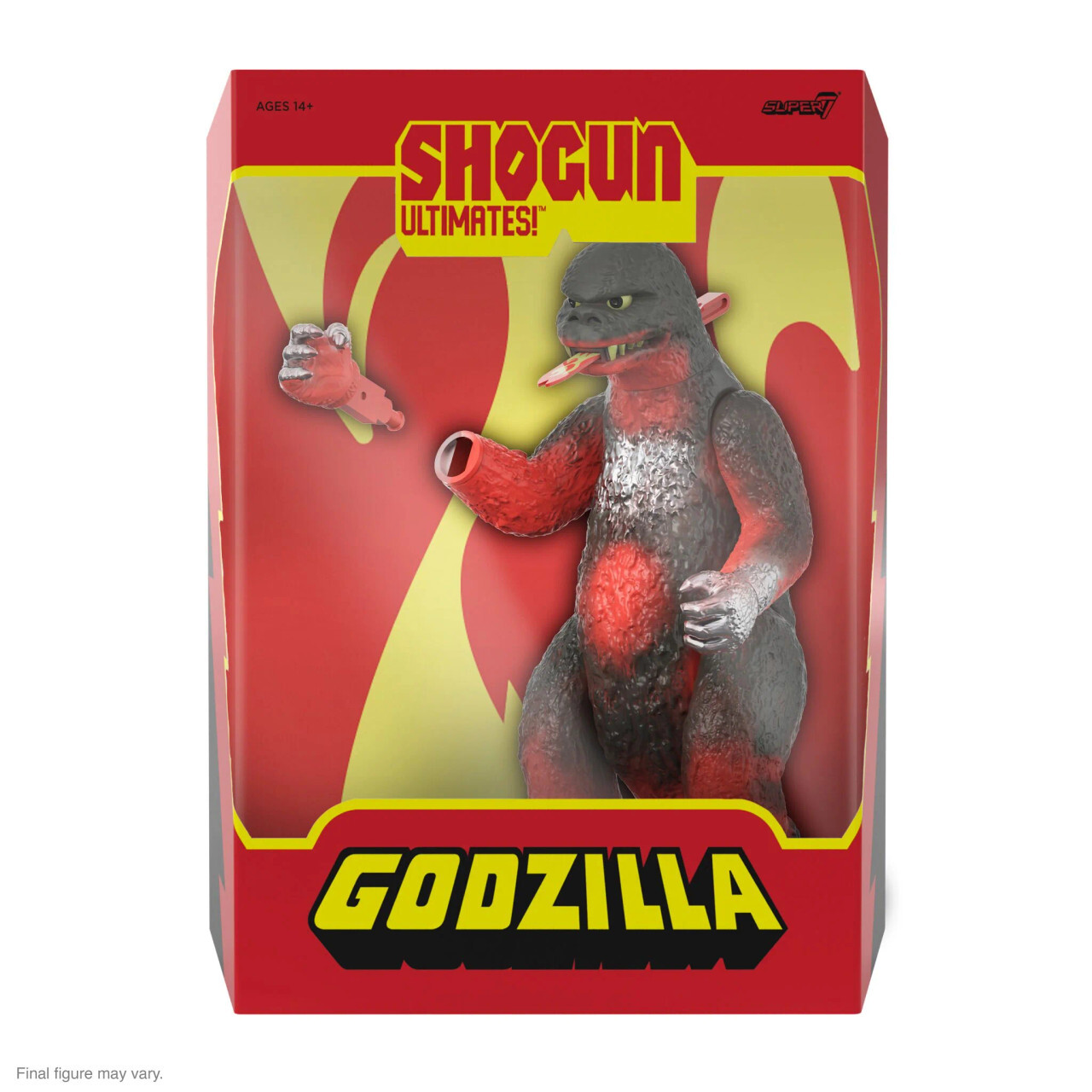 スーパー7 東宝アルティメイト！ ショーグンゴジラ（ヴィンテージレッド）SDCC2024限定 8インチ アクションフィギュア 未開封 入荷写真