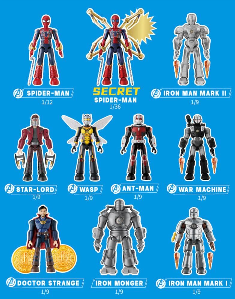 ブロッキーズ マーベル インフィニティ・サーガ 第2弾 モデルキット 未開封 入荷写真