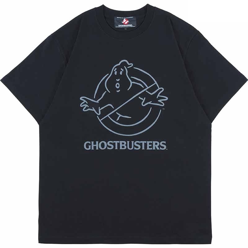 メディコム・トイ MLE ゴーストバスターズ ロゴ (落書き) ブラック Tシャツ Lサイズ 紙タグ付き 入荷写真