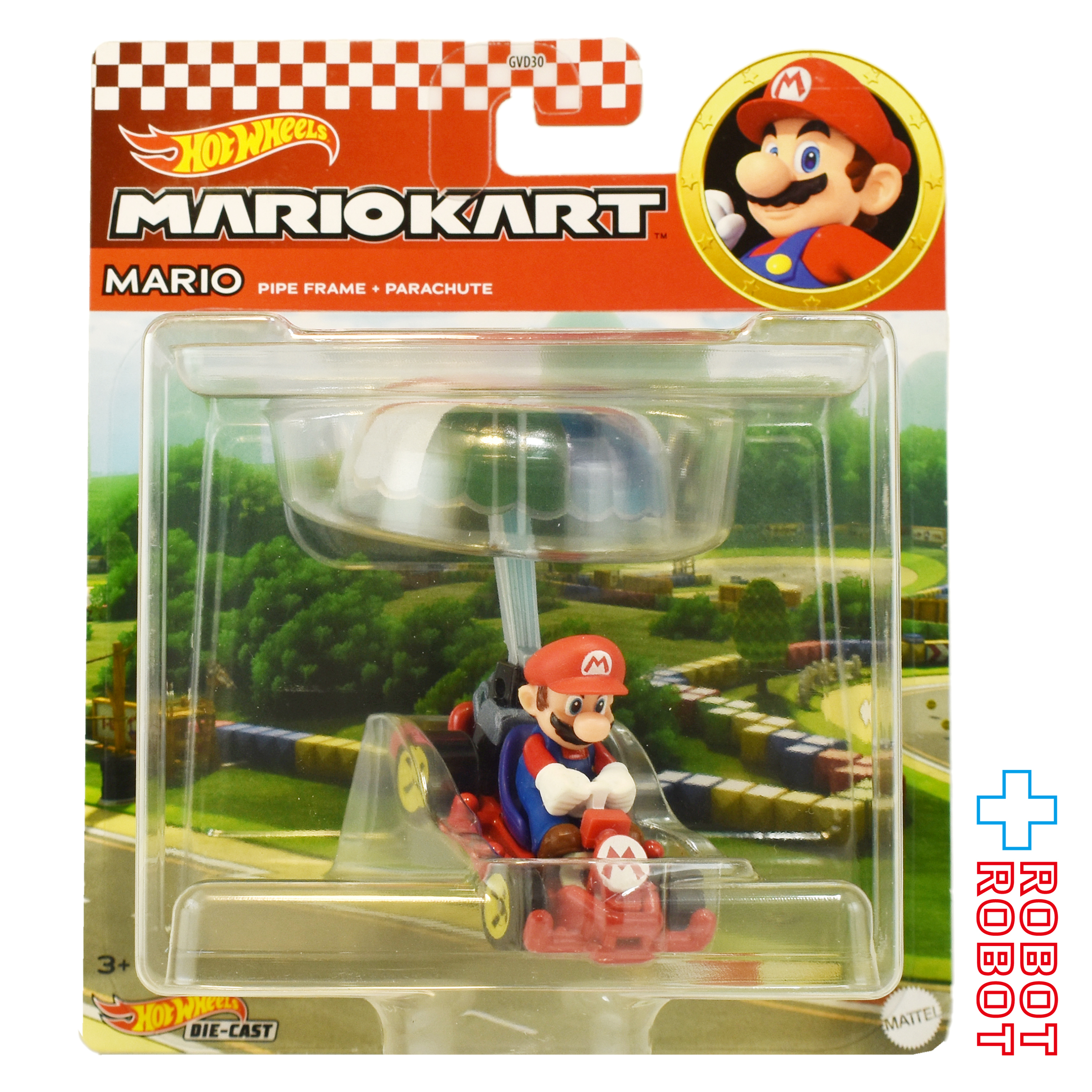 ホットウィール マリオカート マリオ パイプフレーム ＋ パラシュート ダイキャストカー 国内版 未開封 入荷写真