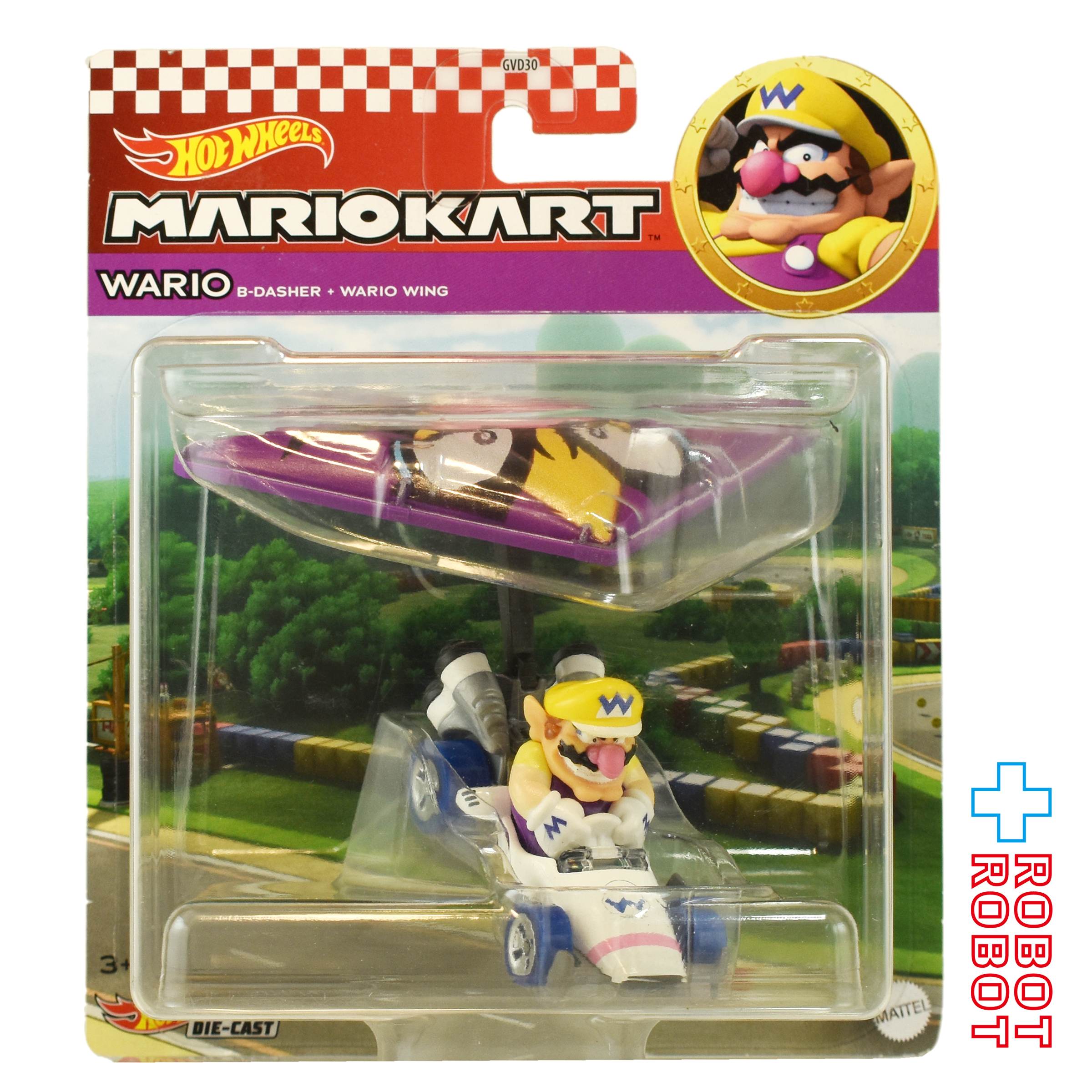 ホットウィール マリオカート ワリオ Bダッシャー ＋ ワリオウィング ダイキャストカー 国内版 未開封 入荷写真