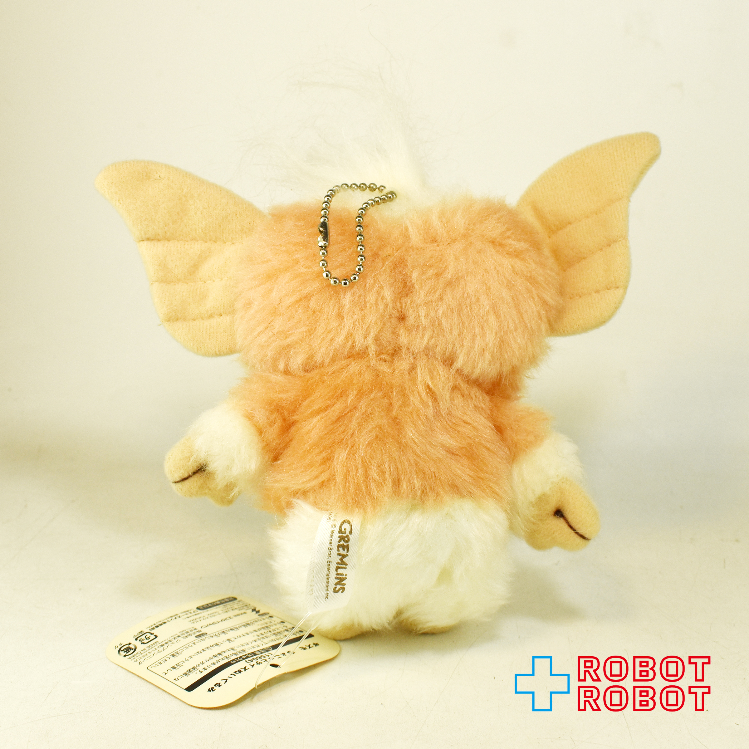 エスケイジャパン グレムリン ギズモ 肌色 x ホワイト ちょこっとサイズぬいぐるみ 紙タグ付き 入荷写真