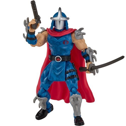 プレイメイツ ティーンエイジ・ミュータント・ニンジャ・タートルズ TMNT x G.I.ジョー シュレッダー as コブラコマンダー アクションフィギュア 未開封 入荷写真
