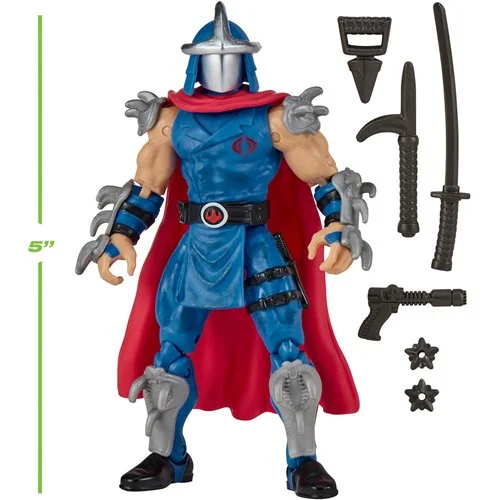 プレイメイツ ティーンエイジ・ミュータント・ニンジャ・タートルズ TMNT x G.I.ジョー シュレッダー as コブラコマンダー アクションフィギュア 未開封 入荷写真