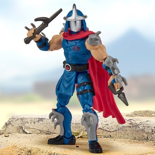 プレイメイツ ティーンエイジ・ミュータント・ニンジャ・タートルズ TMNT x G.I.ジョー シュレッダー as コブラコマンダー アクションフィギュア 未開封 入荷写真