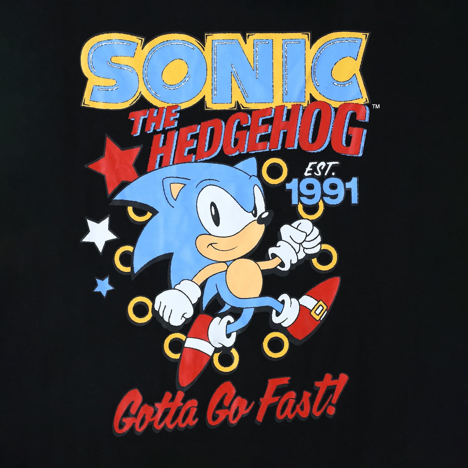 ソニック・ザ・ヘッジホッグ Gotta Go Fast! グラフィック Tシャツ XLサイズ 入荷写真