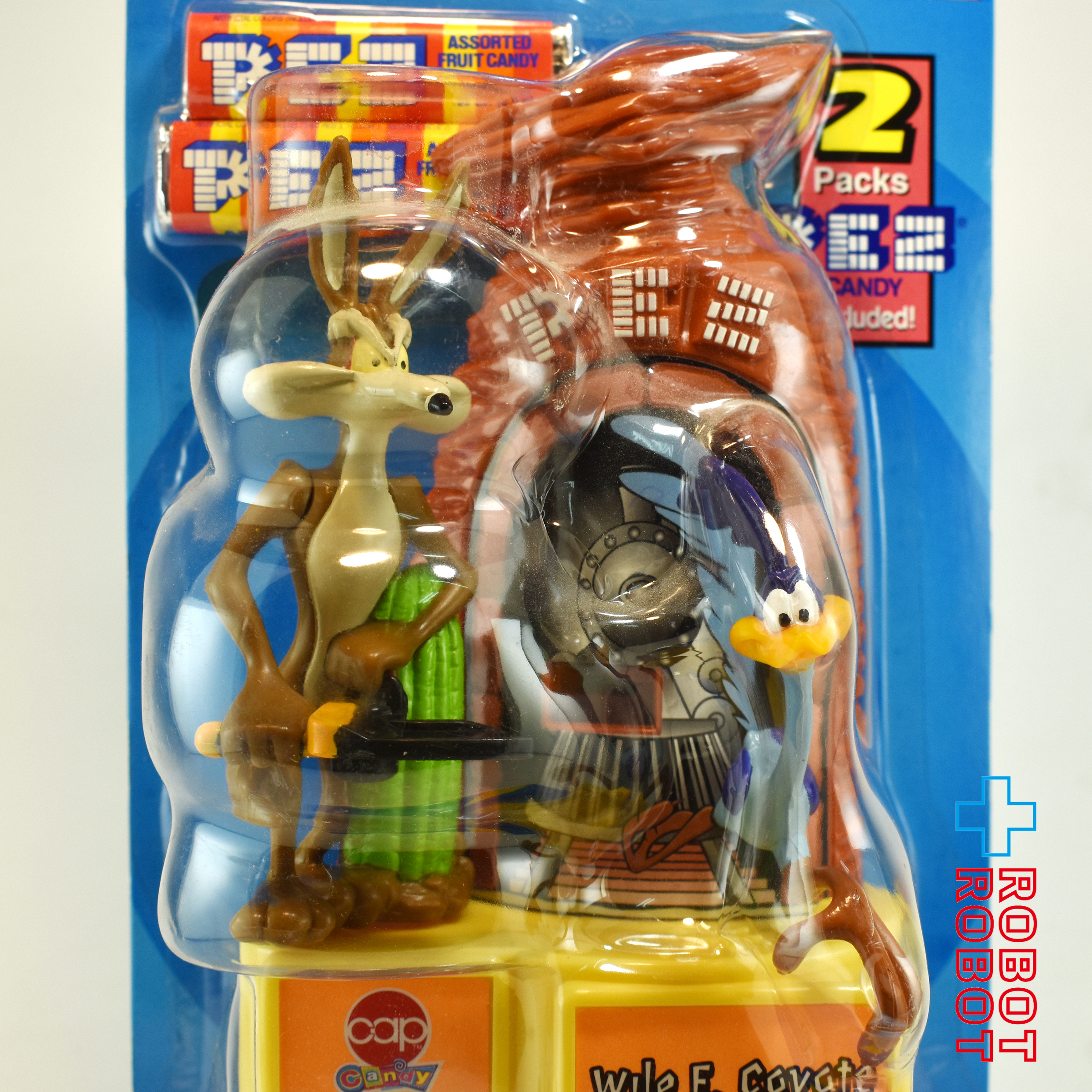 ペッツ PEZ ルーニー・テューンズ ワイリー・コヨーテとロード・ランナー キャンディーハンダー電動ディスペンサー 未開封 入荷写真