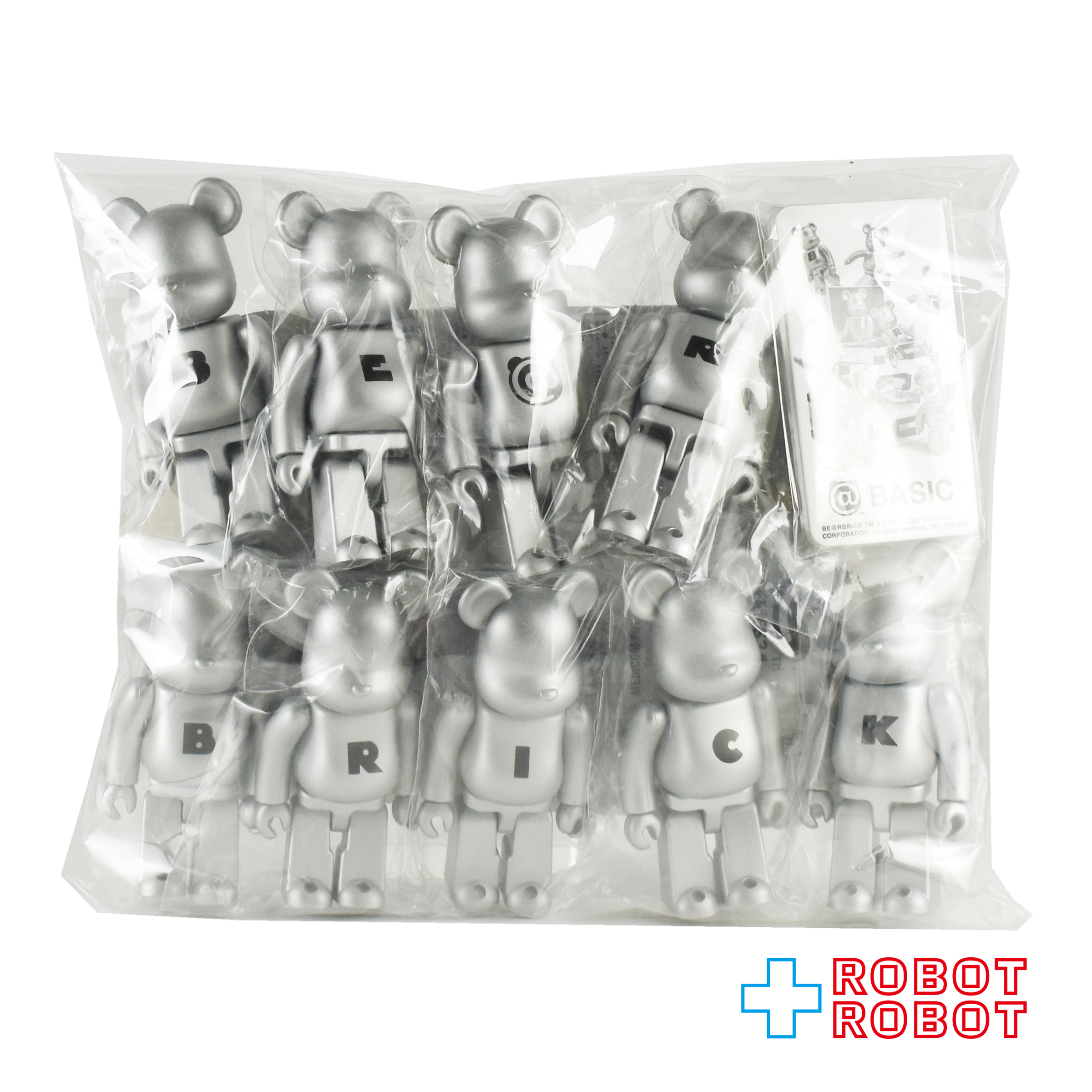 メディコム ベアブリック BE@RBRICK 100% [シリーズ34] BASIC BE@RBRICK 9体セット 内袋未開封 カード有り 箱有り ４号店商品 入荷写真