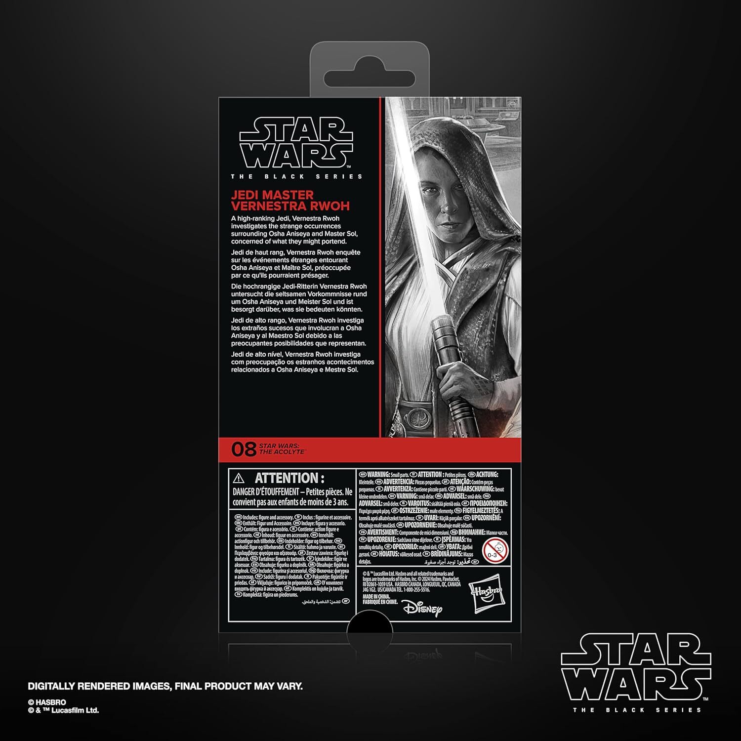 スター・ウォーズ ブラックシリーズ #TA08 ジェダイマスター ヴァーネストラ・ロウ [アコライト] 6インチ アクションフィギュア US版 未開封 入荷写真