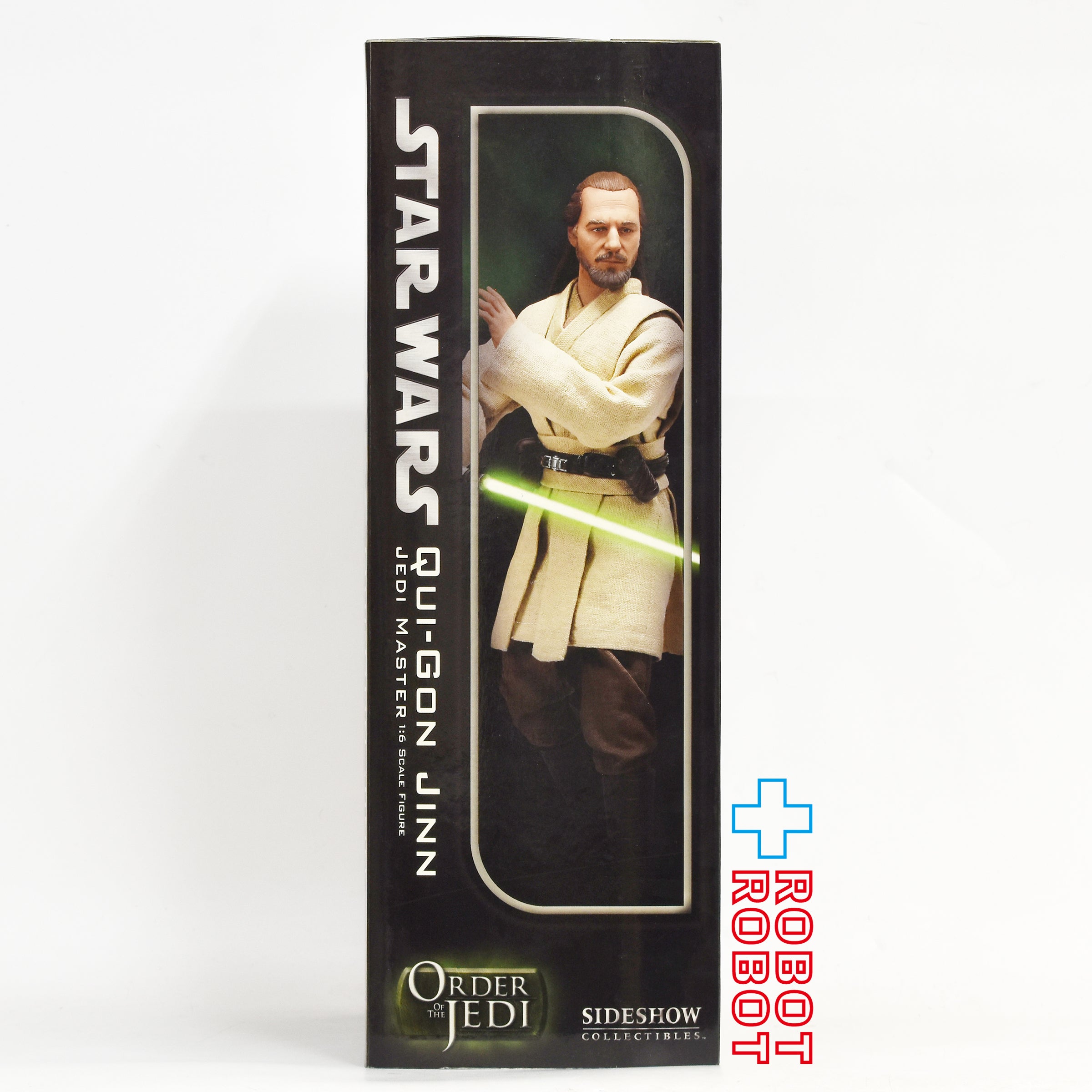 サイドショウ スター・ウォーズ オーダー・オブ・ジェダイ クワイ＝ガン・ジン 1/6スケールフィギュア 国内版 箱入未使用 入荷写真