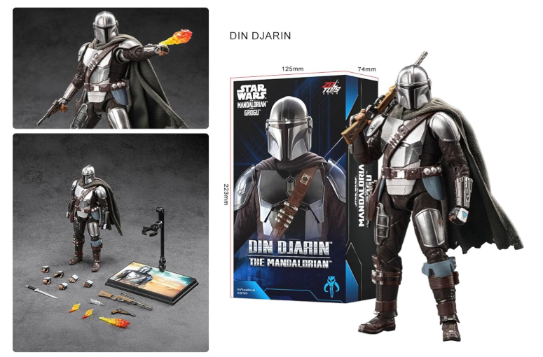 ZD TOYS スター・ウォーズ マンダロリアン&グローグー ディン・ジャリン アクションフィギュア 未開封 入荷写真
