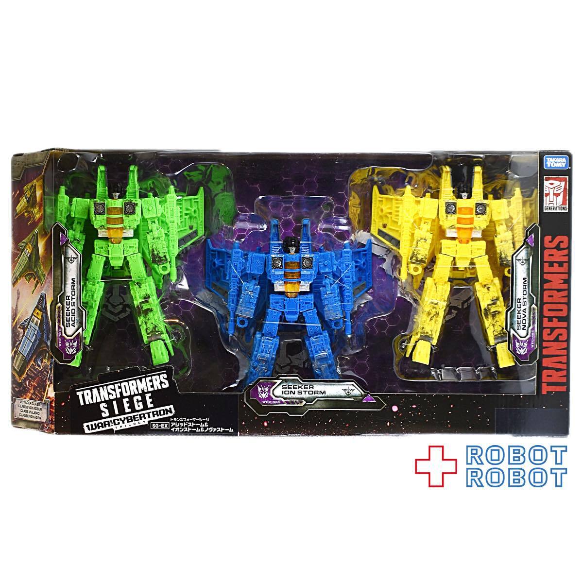 タカラトミー トランスフォーマー アースライズ SG-EX アシッドストーム&イオンストーム&ノヴァストーム 国内版 入荷写真